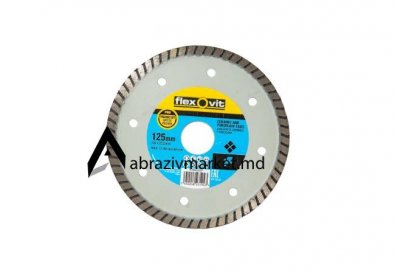 Алмазный диск турбо тонкий flexovit Ø 125