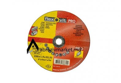 Отрезной диск по  нержавейки Flexovit 230х1,9